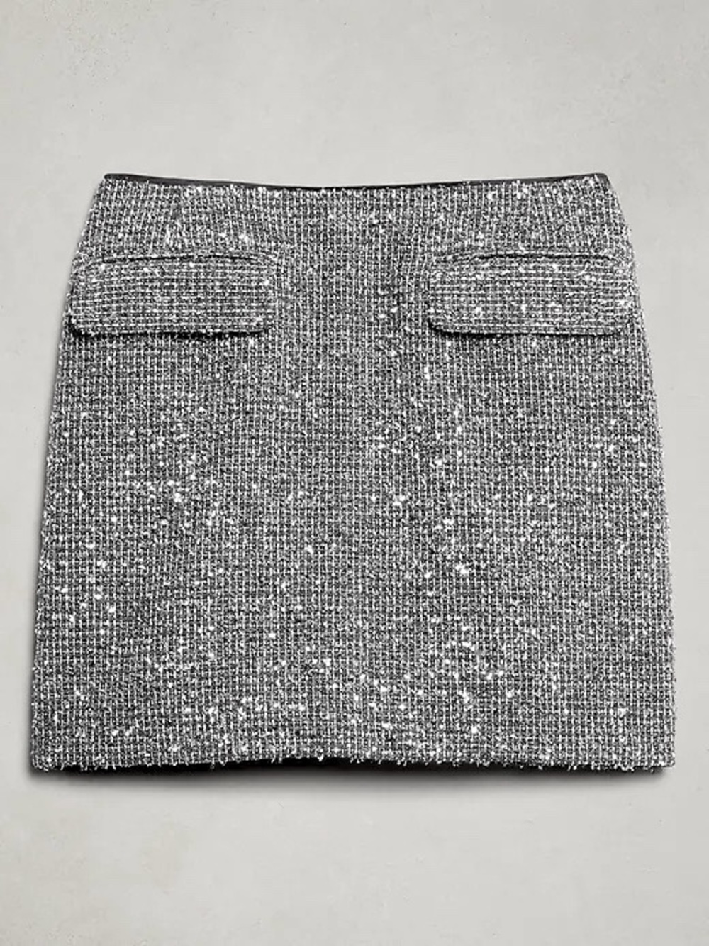 Banana Republic Metallic Tweed Mini Skirt, NWT